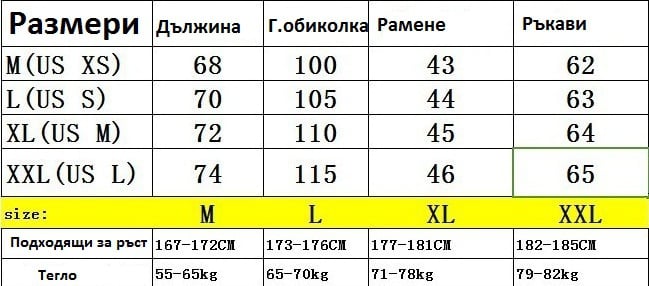 Мъжко Палто