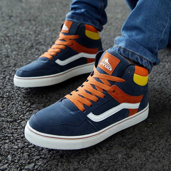 Небрежни цветни мъжки кецове - 4 модела  