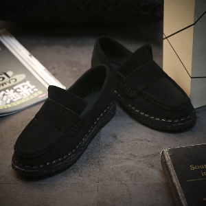   Παπούτσια με βελούδο δύο μοντέλα - καφέ και μαύρο