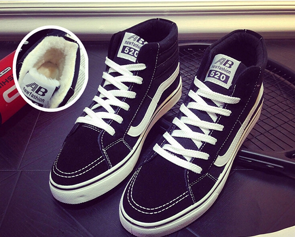 Мъжки есенни и зимни обувки - модели с кадифе 