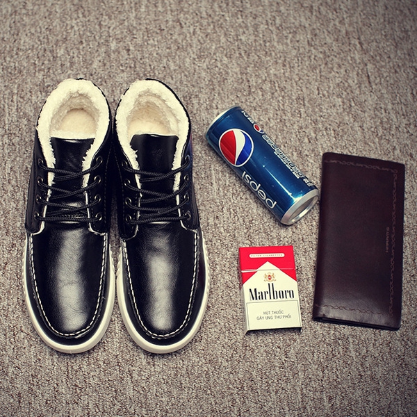 Мъжки есенни и зимни обувки - модели с кадифе 