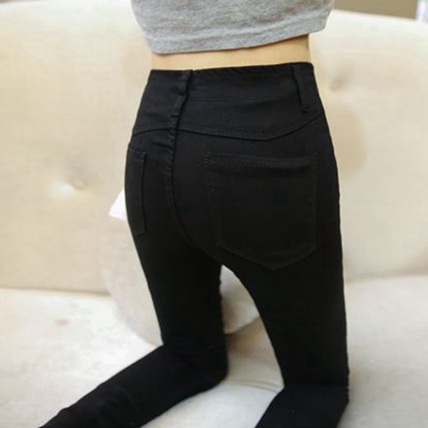  Модерни дамски дънки - два цвята, светли и тъмни