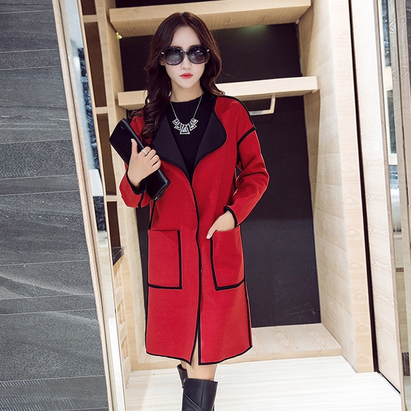  Дамско зимно палто, два модела - сиво и червено
