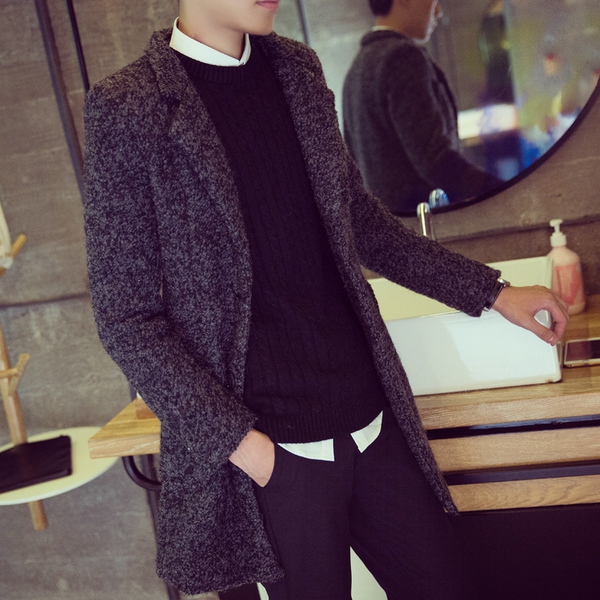 Ανδρικά χειμερινά μάλλινα παλτά- 2 μοντέλα