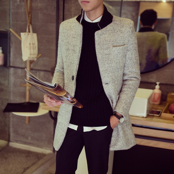 Ανδρικά χειμερινά μάλλινα παλτά- 2 μοντέλα