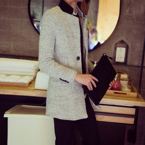 Ανδρικά χειμερινά μάλλινα παλτά- 2 μοντέλα