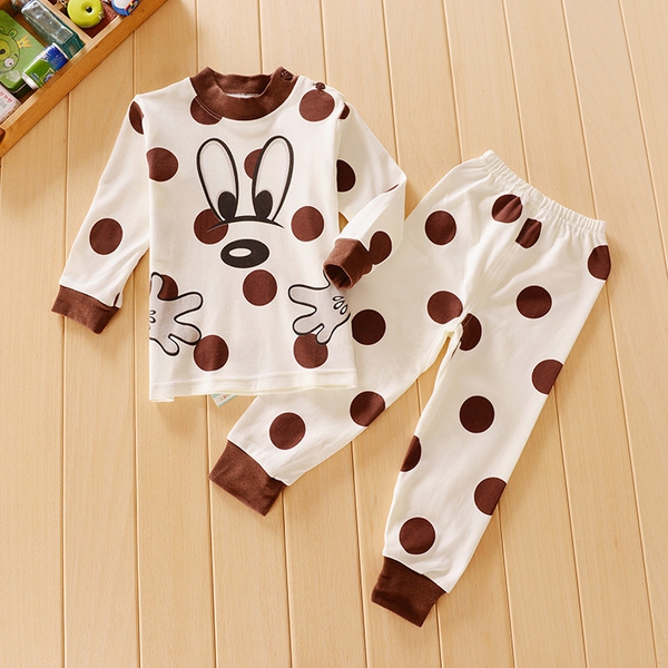  Бебешки памучни дрешки, комплект горнище и долнище,  - различни модели и цветове, подходящи за най-малките деца