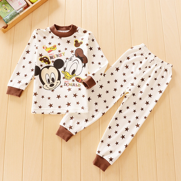  Бебешки памучни дрешки, комплект горнище и долнище,  - различни модели и цветове, подходящи за най-малките деца