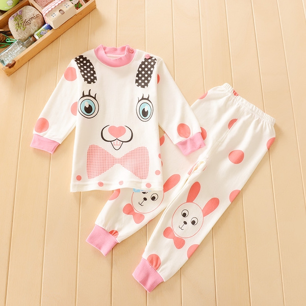  Бебешки памучни дрешки, комплект горнище и долнище,  - различни модели и цветове, подходящи за най-малките деца