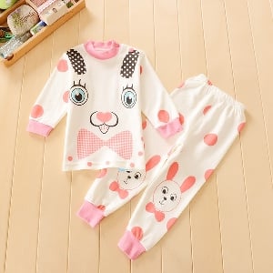  Бебешки памучни дрешки, комплект горнище и долнище,  - различни модели и цветове, подходящи за най-малките деца