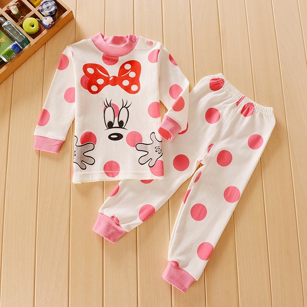  Бебешки памучни дрешки, комплект горнище и долнище,  - различни модели и цветове, подходящи за най-малките деца