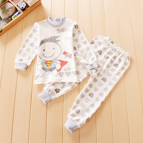  Бебешки памучни дрешки, комплект горнище и долнище,  - различни модели и цветове, подходящи за най-малките деца