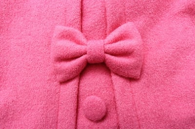  Дамско палто - късо в два цвята - розов и светлосин