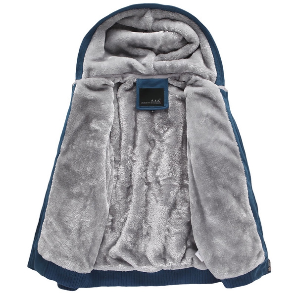 Дебел мъжки суитчер с кадифе - 4 модела 