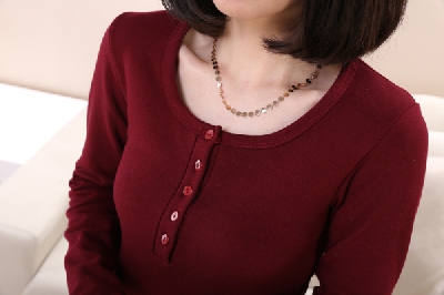  Дамска есенна и зимна памучена блуза - различни модели и с кадифе