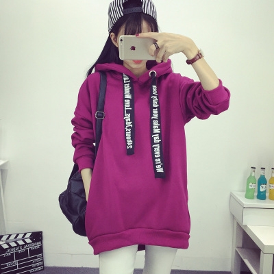 Γυναικείο φούτερ με κουκούλα, μοντέρνο στυλ, μπλε χρώμα σε διάφορα μεγέθη