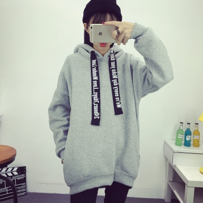 Γυναικείο φούτερ με κουκούλα, μοντέρνο στυλ, μπλε χρώμα σε διάφορα μεγέθη