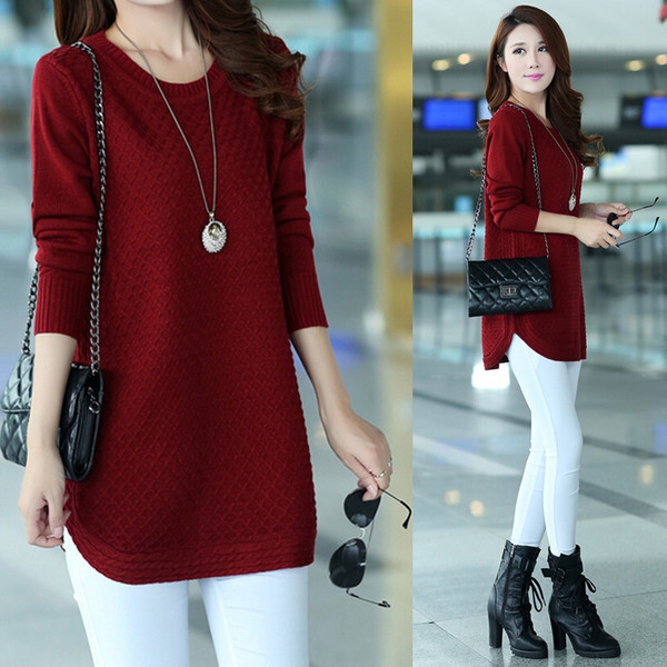  Дамски пуловер- есенен и зимен, топъл и уютен - два цвята