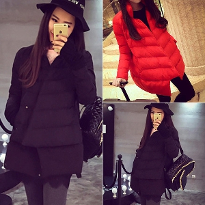  Зимно модерно дамско яке, топло и уютно, два цвята
