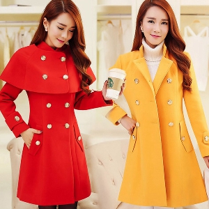 Χειμερινό γυναικείο παλτό σε τρία διαφορετικά χρώματα