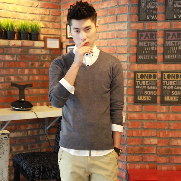 Зимни мъжки пуловери различни топ модели         