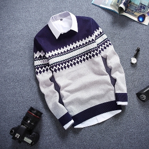 Модерен зимен мъжки пуловер - различни модели 