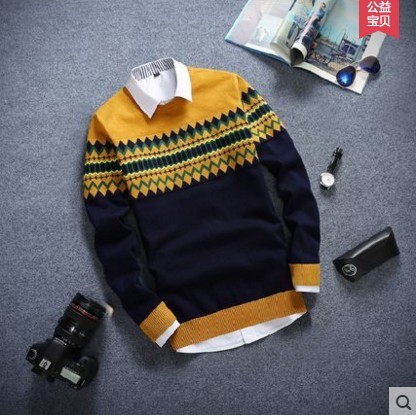 Μοντέρνο χειμερινό ανδρικό πουλόβερ - διαφορετικά μοντέλα