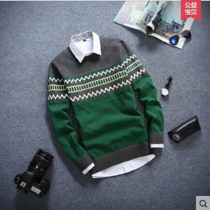 Μοντέρνο χειμερινό ανδρικό πουλόβερ - διαφορετικά μοντέλα