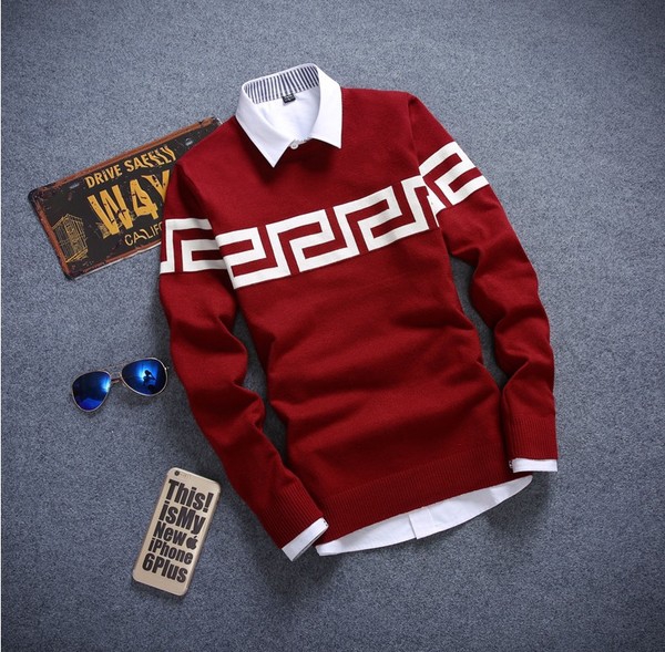 Μοντέρνο χειμερινό ανδρικό πουλόβερ - διαφορετικά μοντέλα