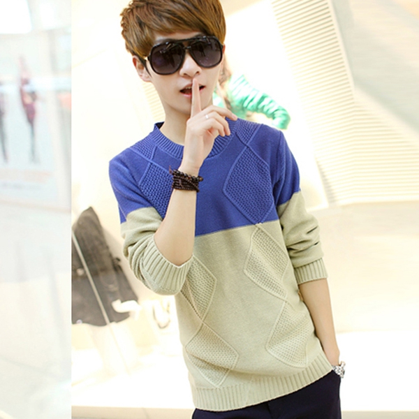 Зимни мъжки пуловери - елегантни и топли - в различни цветови модели         