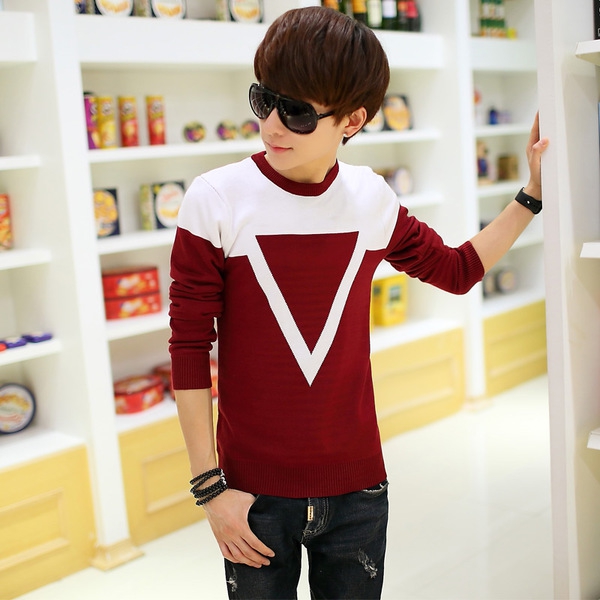 Зимни мъжки пуловери - елегантни и топли - в различни цветови модели         