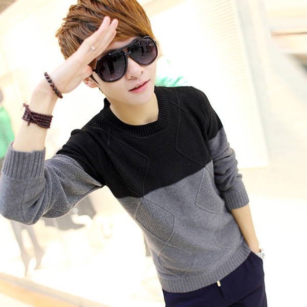 Зимни мъжки пуловери - елегантни и топли - в различни цветови модели         