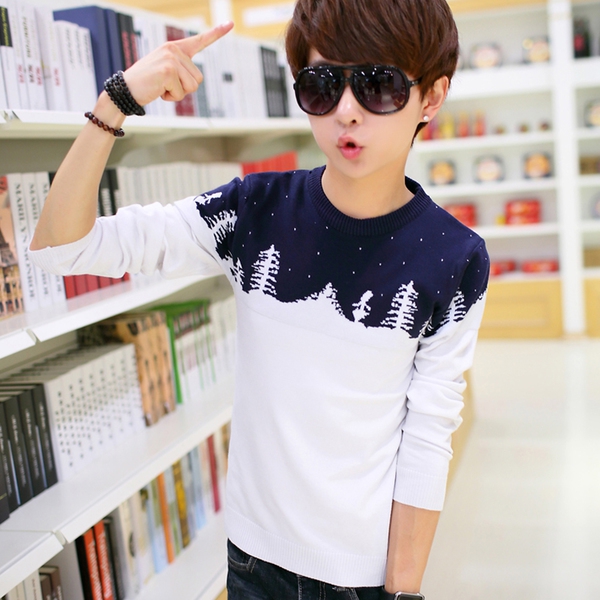 Зимни мъжки пуловери - елегантни и топли - в различни цветови модели         