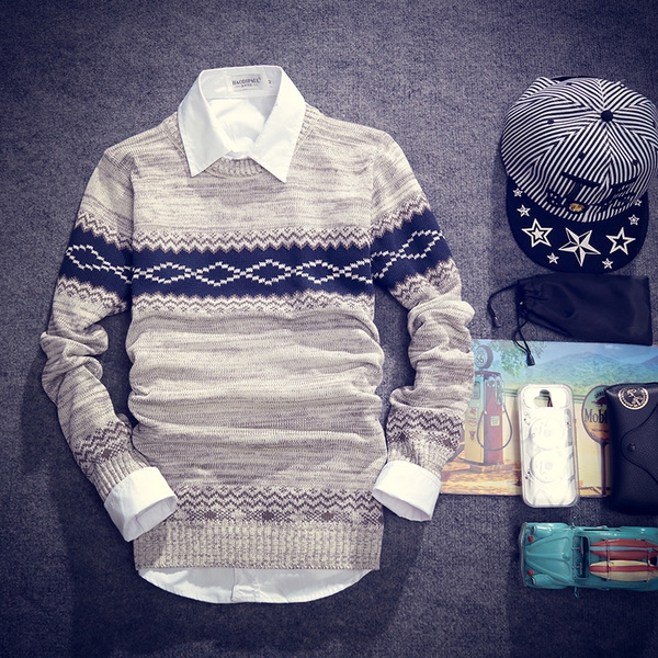 Мъжки зимен пуловер - три модела