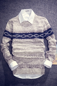 Мъжки зимен пуловер - три модела