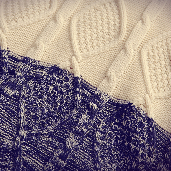 Мъжки зимен пуловер, от памук и полиестер, три модела