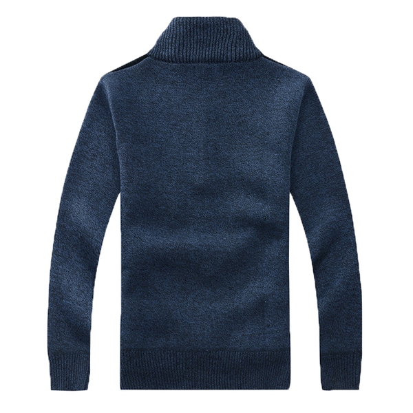  Мъжки зимен пуловер с кадифена яка - различни модели
