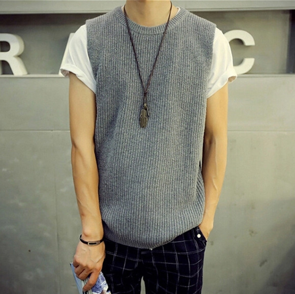 Мъжки пуловер без ръкави - различни топ модели
