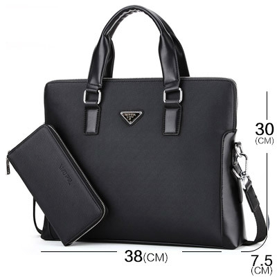 Мъжка кожена бизнес чанта - 2 модела  37см,27см,8см // 38см,30см,7.5см