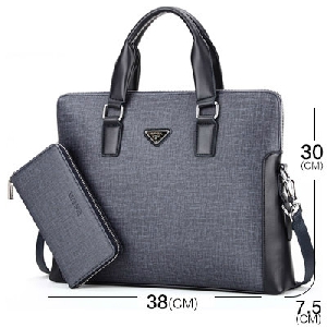 Ανδρική δερμάτινη τσάντα business - 2 μοντέλα 37cm, 27cm, 8cm // 38cm, 30cm, 7,5cm
