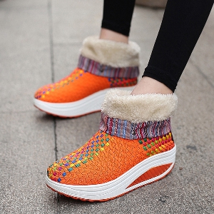 Зимни женски подплатени обувки