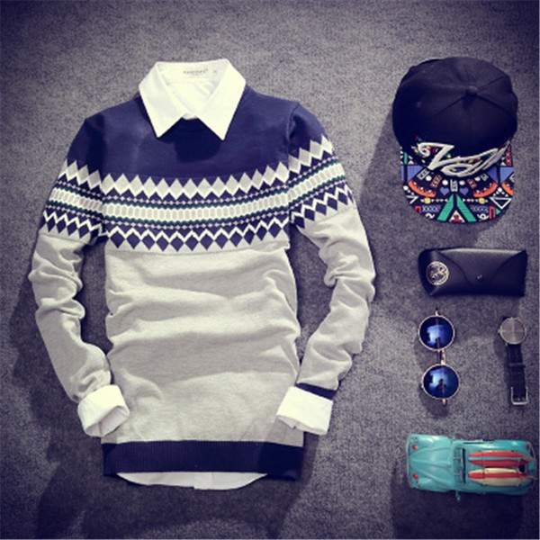 Ανδρικό πουλόβερ  σε πολλά χρώματα