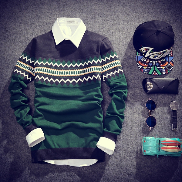 Ανδρικό πουλόβερ  σε πολλά χρώματα