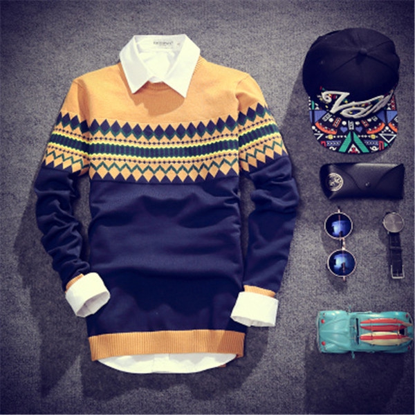 Ανδρικό πουλόβερ  σε πολλά χρώματα