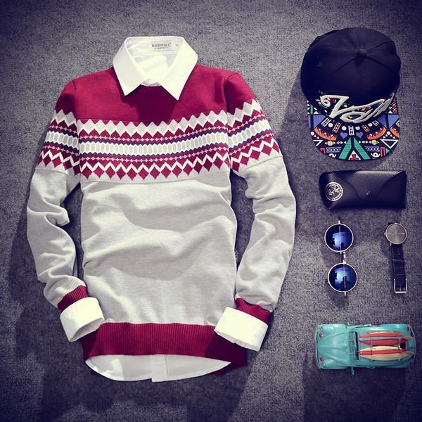 Ανδρικό πουλόβερ  σε πολλά χρώματα