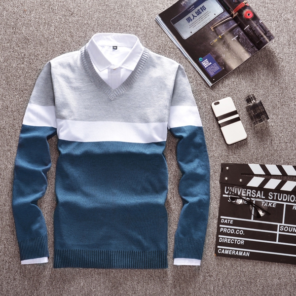 Ανδρικό πουλόβερ  σε πολλά χρώματα