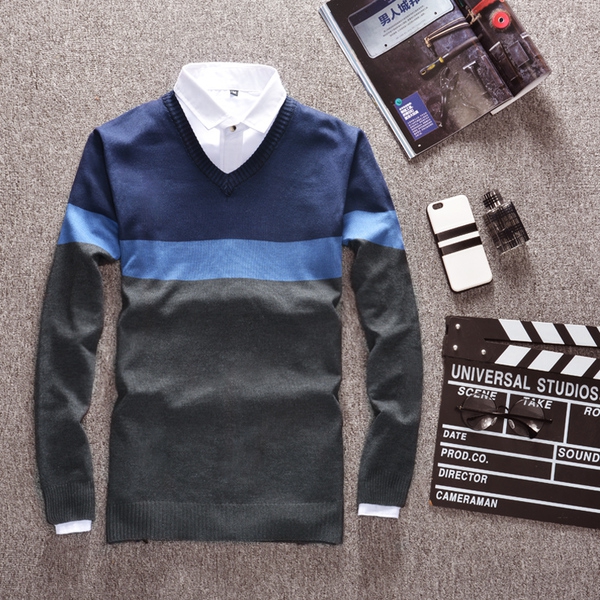 Ανδρικό πουλόβερ  σε πολλά χρώματα