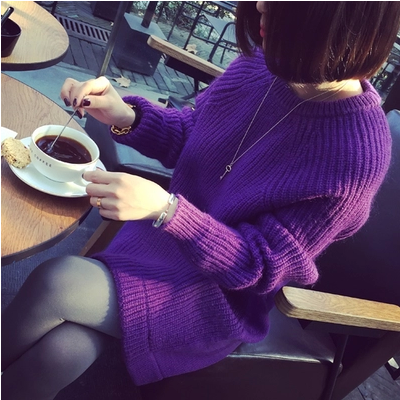 Дълъг дамски пуловер в 3 цвята
