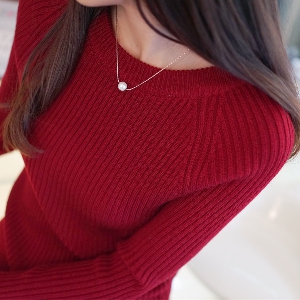 Стилен дамски пуловер в 7 различни цвята 