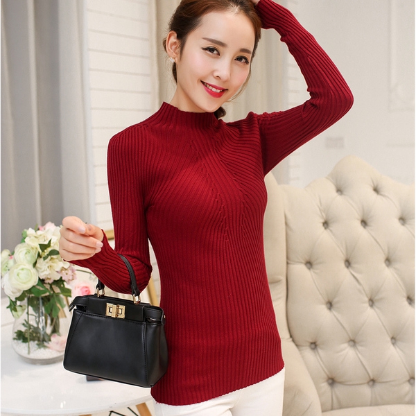 Κομψό γυναικείο πουλόβερ σε 8 χρώματα